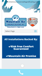 Mobile Screenshot of mountainaircoolingandheating.com